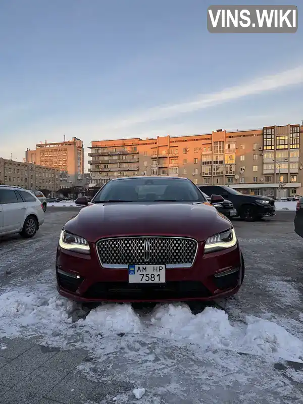 Седан Lincoln MKZ 2017 2 л. Автомат обл. Житомирська, Житомир - Фото 1/21