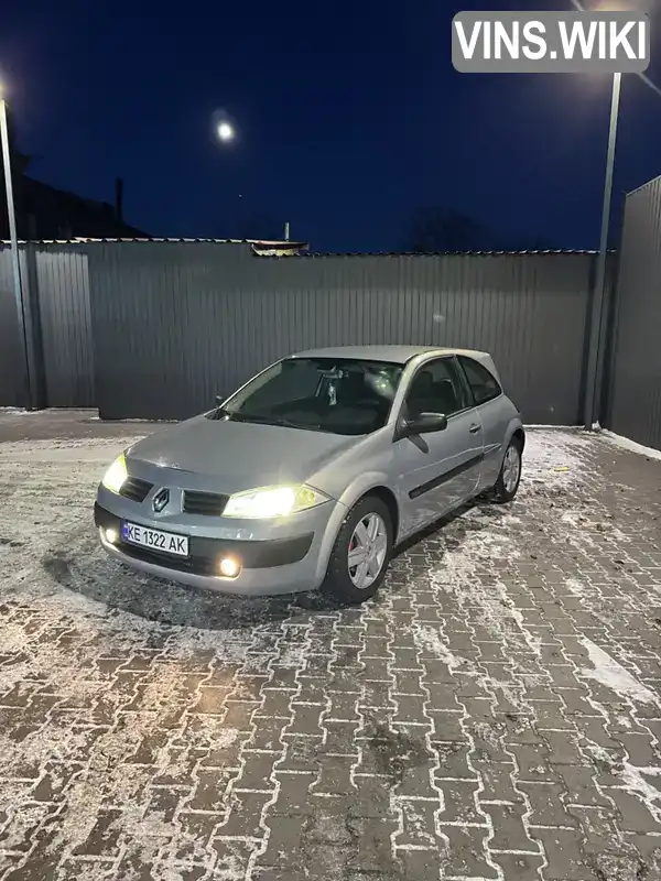 Хэтчбек Renault Megane 2006 1.6 л. Автомат обл. Днепропетровская, Каменское (Днепродзержинск) - Фото 1/12