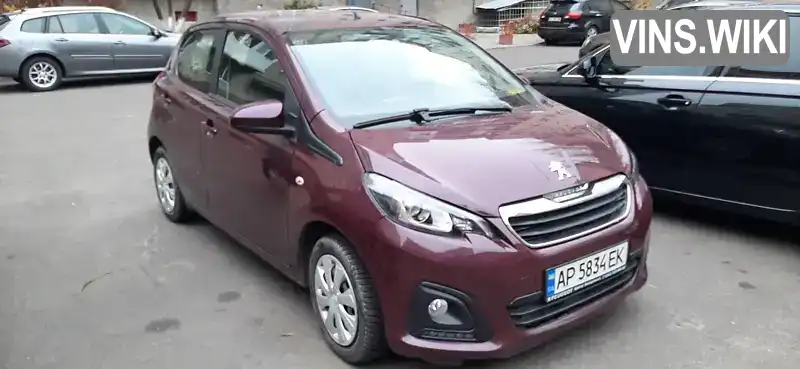 VF3PSCFBCHR173542 Peugeot 108 2018 Хетчбек 1 л. Фото 1