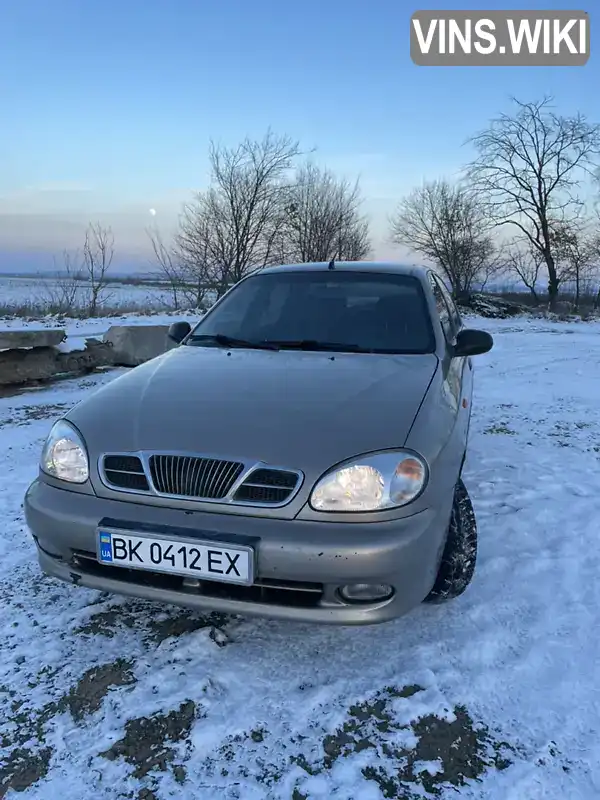 Седан Daewoo Lanos 2008 1.5 л. Ручна / Механіка обл. Рівненська, location.city.mizoch - Фото 1/20