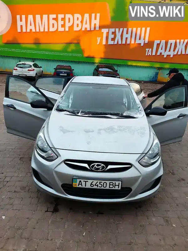 Седан Hyundai Accent 2012 1.4 л. Ручна / Механіка обл. Івано-Франківська, Івано-Франківськ - Фото 1/3