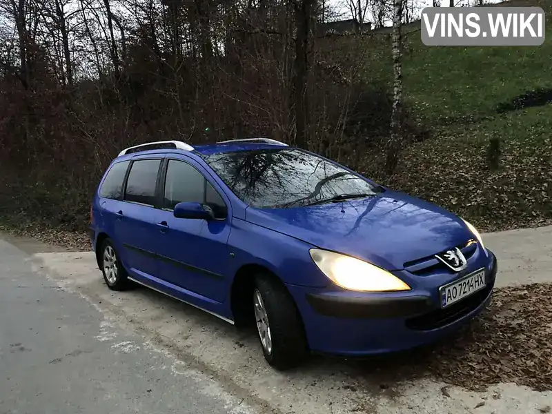 VF33ENFUB83200280 Peugeot 307 2003 Универсал 1.59 л. Фото 2