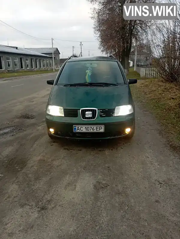 Мінівен SEAT Alhambra 2003 1.9 л. обл. Волинська, Любешів - Фото 1/7