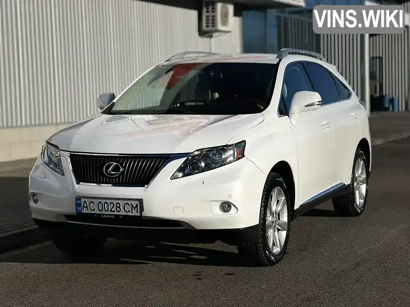 Позашляховик / Кросовер Lexus RX 2010 3.46 л. Автомат обл. Волинська, Ковель - Фото 1/21