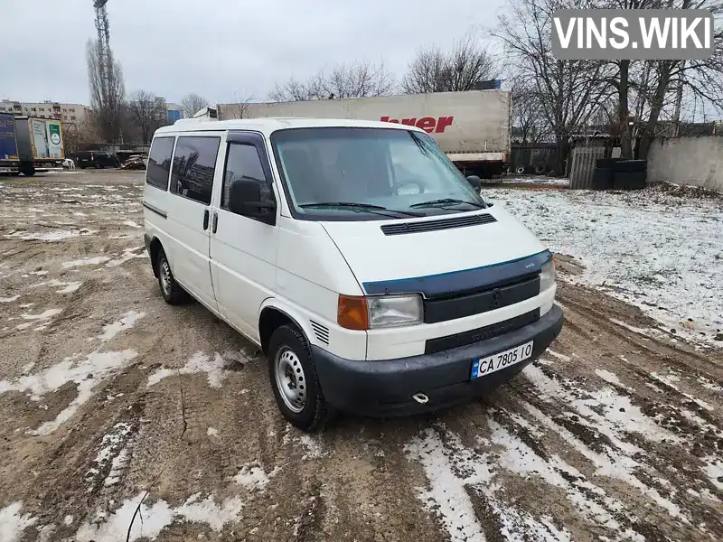 Мінівен Volkswagen Transporter 1999 1.9 л. обл. Черкаська, Черкаси - Фото 1/15