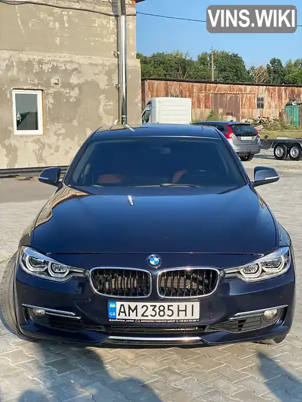 Седан BMW 3 Series 2012 2 л. Автомат обл. Житомирська, Звягель - Фото 1/12