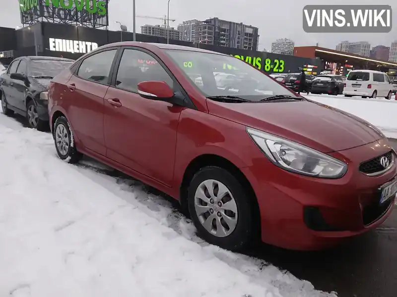 Седан Hyundai Accent 2018 1.37 л. Автомат обл. Киевская, Киев - Фото 1/10