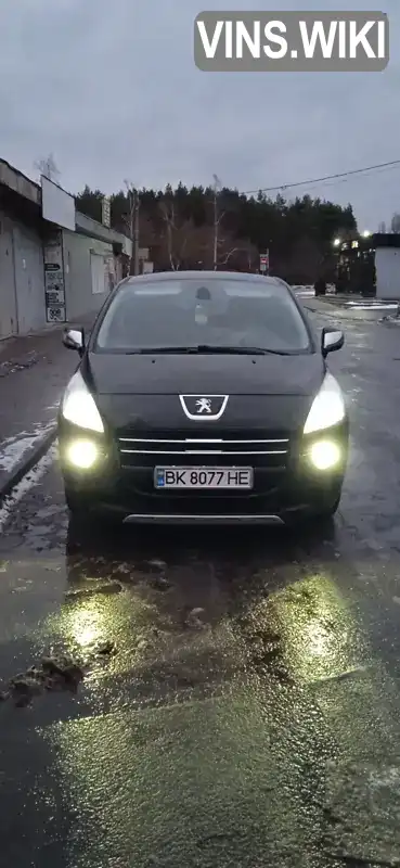 Позашляховик / Кросовер Peugeot 3008 2012 2 л. Автомат обл. Рівненська, Вараш (Кузнецовськ) - Фото 1/11