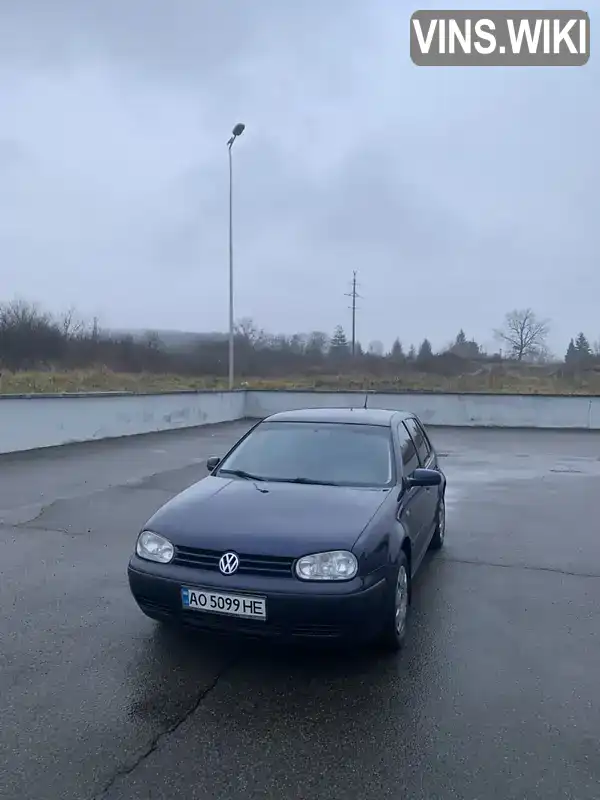 Хетчбек Volkswagen Golf 1998 1.6 л. Ручна / Механіка обл. Закарпатська, Мукачево - Фото 1/11