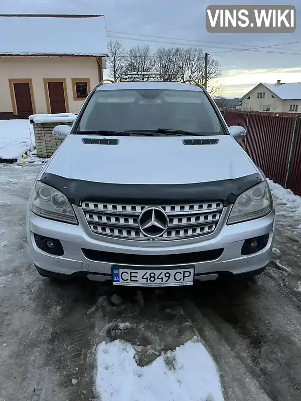 Позашляховик / Кросовер Mercedes-Benz M-Class 2006 3 л. Автомат обл. Чернівецька, Сторожинець - Фото 1/13