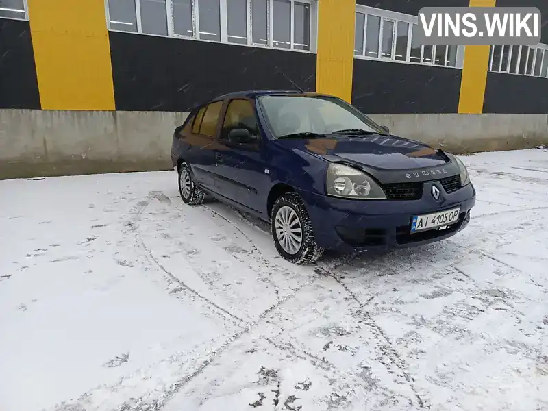 Седан Renault Clio Symbol 2007 1.39 л. Ручна / Механіка обл. Чернігівська, Ніжин - Фото 1/17