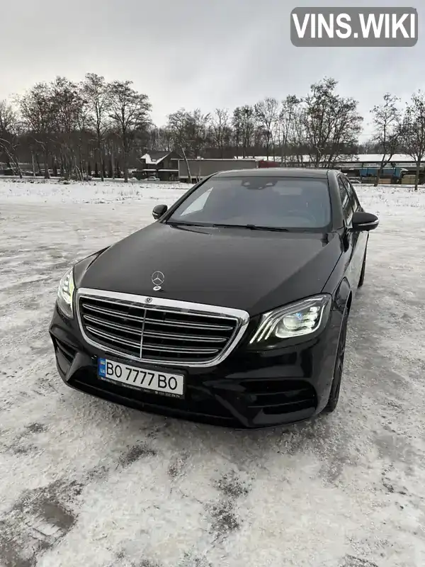 Седан Mercedes-Benz S-Class 2019 2.93 л. Автомат обл. Тернопільська, Тернопіль - Фото 1/21