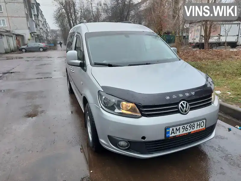 Мінівен Volkswagen Caddy 2013 1.6 л. Ручна / Механіка обл. Житомирська, Житомир - Фото 1/21