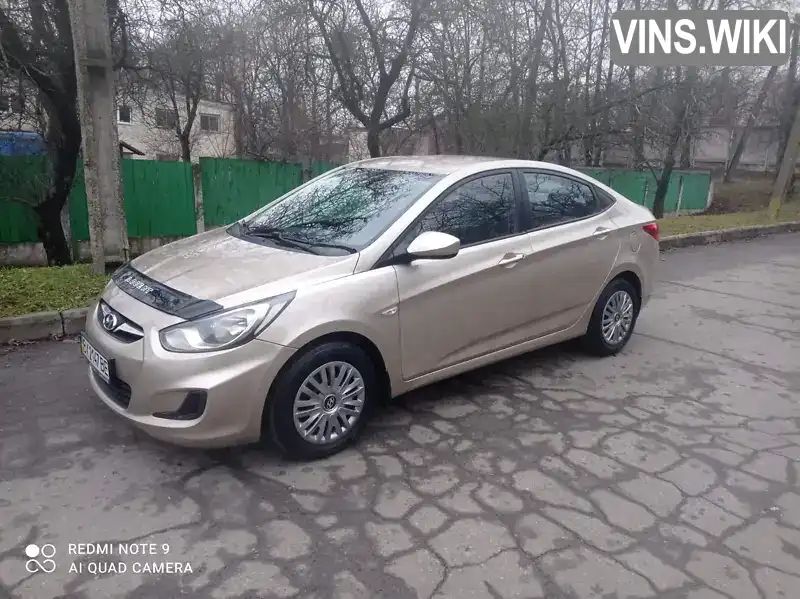 Седан Hyundai Accent 2011 1.4 л. Ручна / Механіка обл. Хмельницька, Хмельницький - Фото 1/21