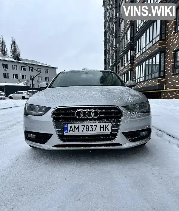 Універсал Audi A4 2014 1.97 л. Ручна / Механіка обл. Житомирська, Житомир - Фото 1/20