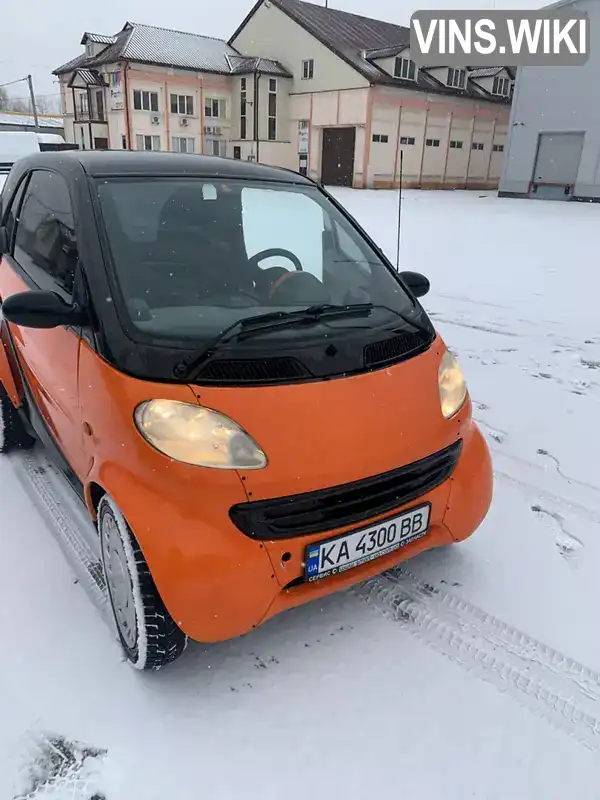 Купе Smart Fortwo 2002 0.6 л. Типтронік обл. Київська, Київ - Фото 1/13