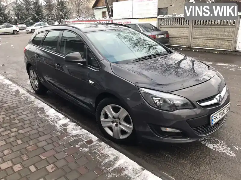 Універсал Opel Astra 2012 1.69 л. Ручна / Механіка обл. Рівненська, Рівне - Фото 1/9