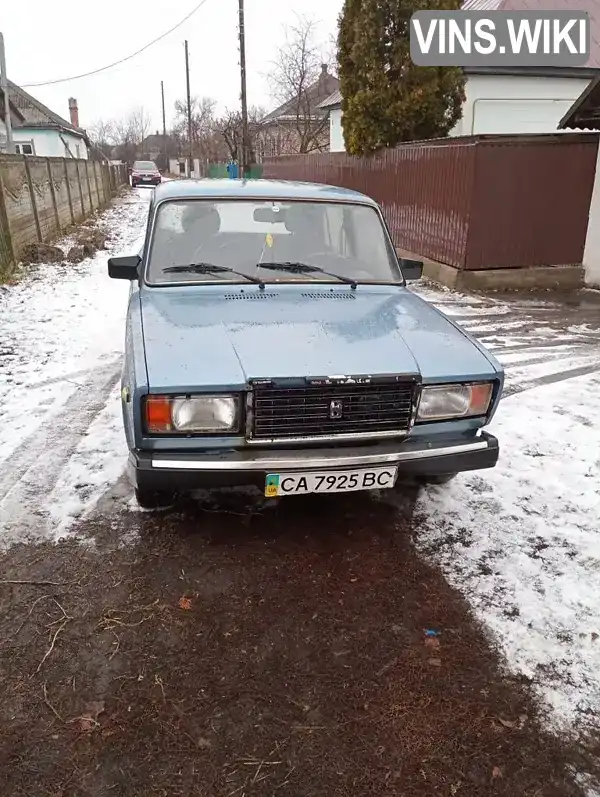 Седан ВАЗ / Lada 2107 2007 null_content л. Ручна / Механіка обл. Черкаська, Золотоноша - Фото 1/10