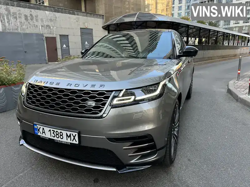 Позашляховик / Кросовер Land Rover Range Rover Velar 2017 3 л. обл. Київська, Київ - Фото 1/21