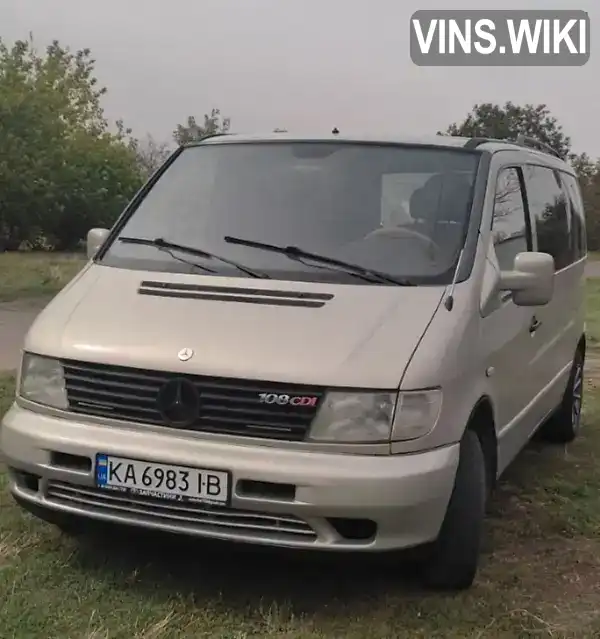 Мінівен Mercedes-Benz Vito 2000 2.2 л. Ручна / Механіка обл. Дніпропетровська, location.city.shyroka_dacha - Фото 1/9