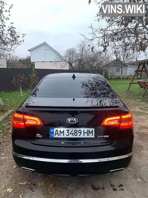 Седан Kia K7 2012 3 л. Автомат обл. Житомирська, Романів - Фото 1/16