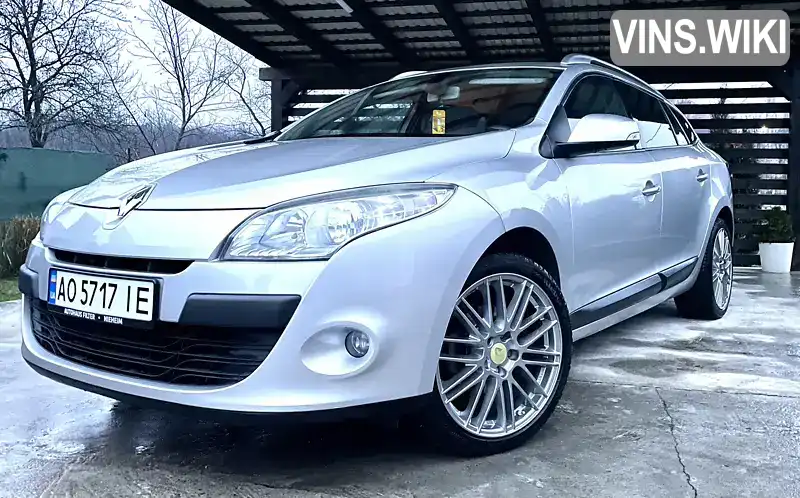 Універсал Renault Megane 2010 1.6 л. Ручна / Механіка обл. Закарпатська, Мукачево - Фото 1/21