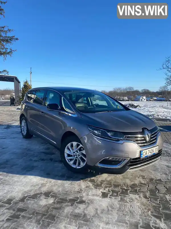 Мінівен Renault Espace 2015 1.6 л. Автомат обл. Вінницька, Тульчин - Фото 1/21