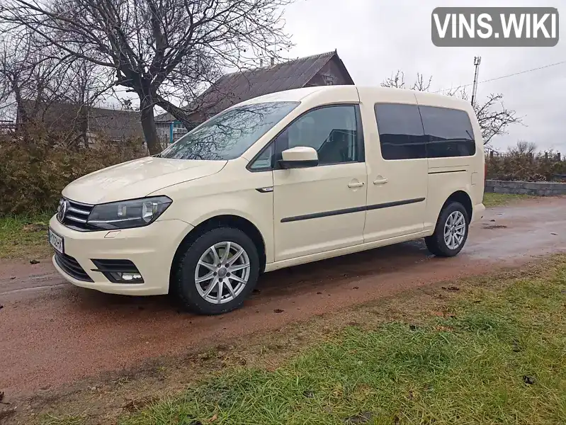 Мінівен Volkswagen Caddy 2016 1.97 л. Робот обл. Житомирська, Житомир - Фото 1/19