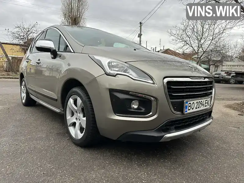 Внедорожник / Кроссовер Peugeot 3008 2016 1.56 л. Ручная / Механика обл. Николаевская, Николаев - Фото 1/21