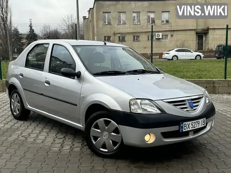 Седан Dacia Logan 2007 1.6 л. Ручна / Механіка обл. Хмельницька, Хмельницький - Фото 1/21