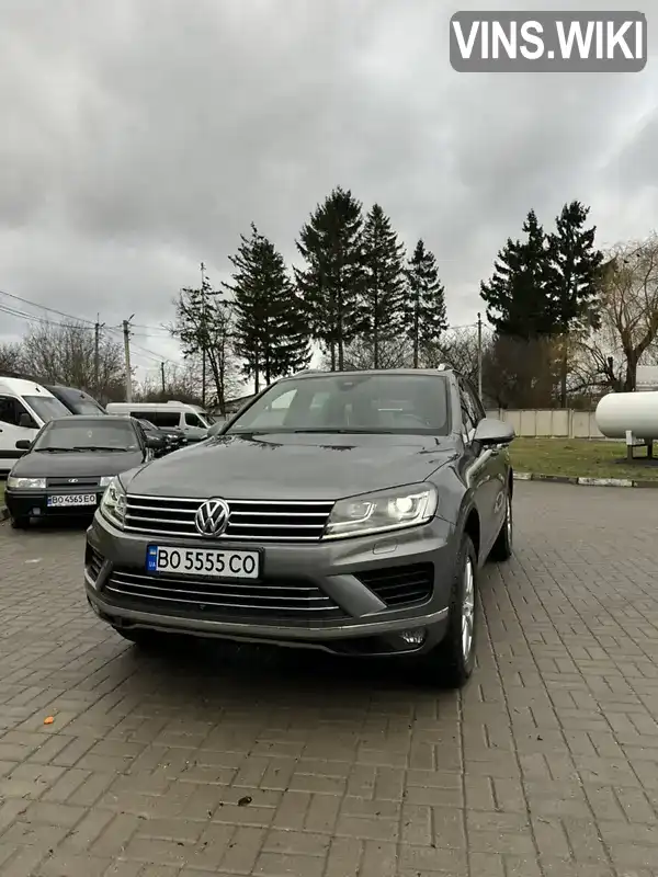 Позашляховик / Кросовер Volkswagen Touareg 2017 2.97 л. Автомат обл. Тернопільська, Тернопіль - Фото 1/21