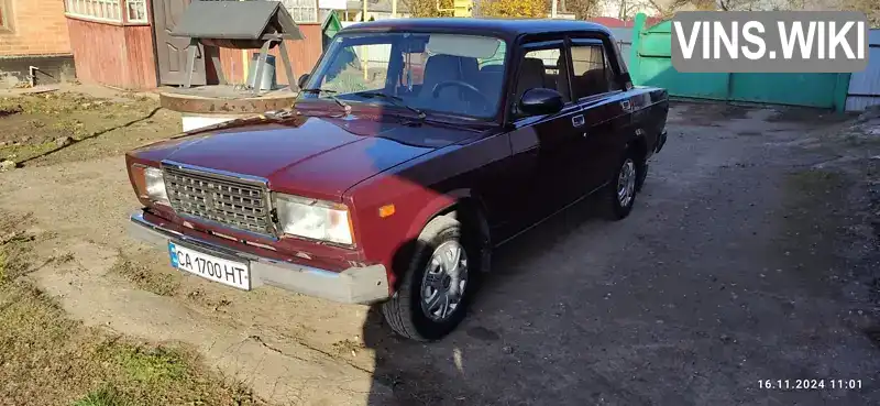 Седан ВАЗ / Lada 2107 2005 1.5 л. Ручна / Механіка обл. Черкаська, Черкаси - Фото 1/9