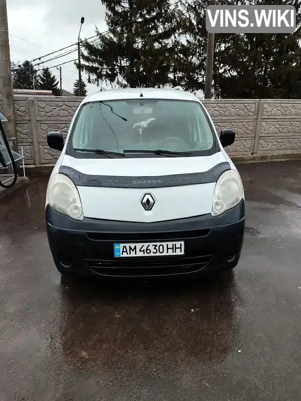 Мінівен Renault Kangoo 2010 1.46 л. Ручна / Механіка обл. Житомирська, Любар - Фото 1/10