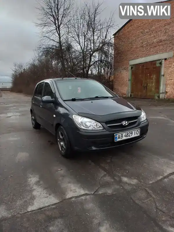 Хетчбек Hyundai Getz 2010 1.4 л. Ручна / Механіка обл. Вінницька, Літин - Фото 1/11