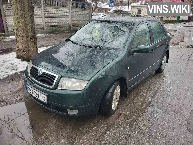 Хетчбек Skoda Fabia 2000 1.4 л. Ручна / Механіка обл. Вінницька, Вінниця - Фото 1/4