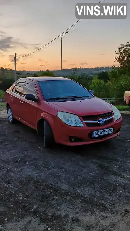 Седан Geely MK 2008 1.59 л. Ручная / Механика обл. Винницкая, Ямполь - Фото 1/10