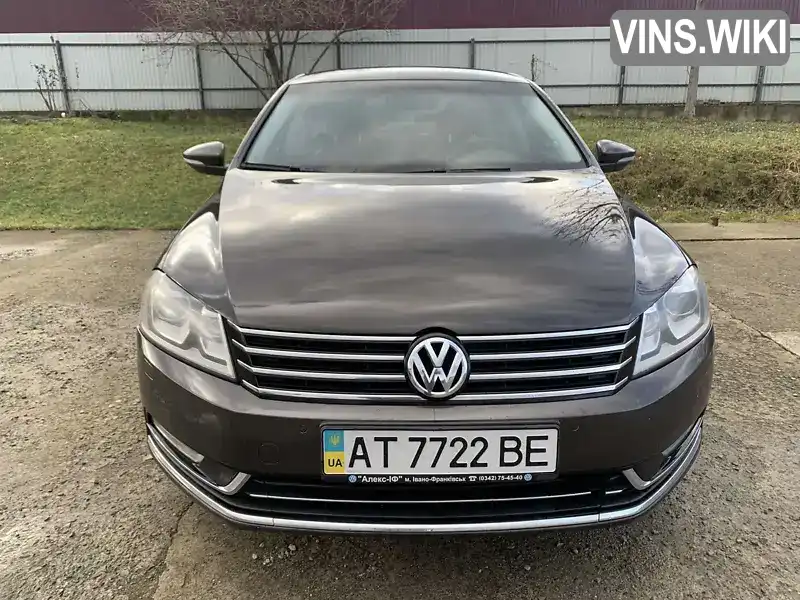 Седан Volkswagen Passat 2012 1.97 л. Автомат обл. Івано-Франківська, Болехів - Фото 1/9