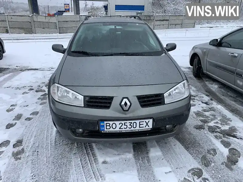 Універсал Renault Megane 2004 1.6 л. Ручна / Механіка обл. Тернопільська, location.city.vyshnivets - Фото 1/21