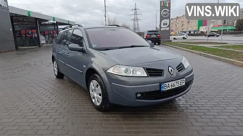 Універсал Renault Megane 2007 1.6 л. Ручна / Механіка обл. Кіровоградська, Олександрія - Фото 1/16