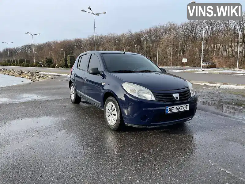 Хетчбек Dacia Sandero 2010 1.15 л. Ручна / Механіка обл. Дніпропетровська, Дніпро (Дніпропетровськ) - Фото 1/14