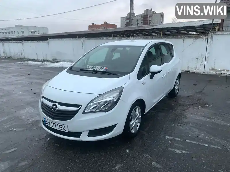 Мікровен Opel Meriva 2014 1.6 л. Ручна / Механіка обл. Сумська, Суми - Фото 1/16