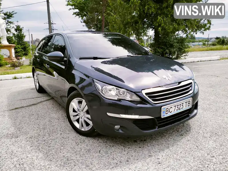 Універсал Peugeot 308 2015 2 л. Автомат обл. Львівська, Новояворівськ - Фото 1/11