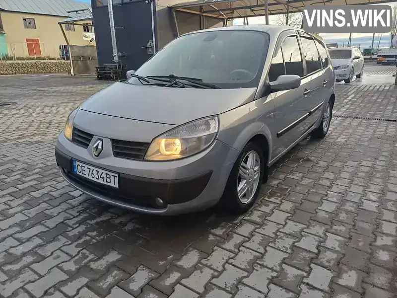 Мінівен Renault Grand Scenic 2004 1.87 л. Ручна / Механіка обл. Чернівецька, Хотин - Фото 1/18