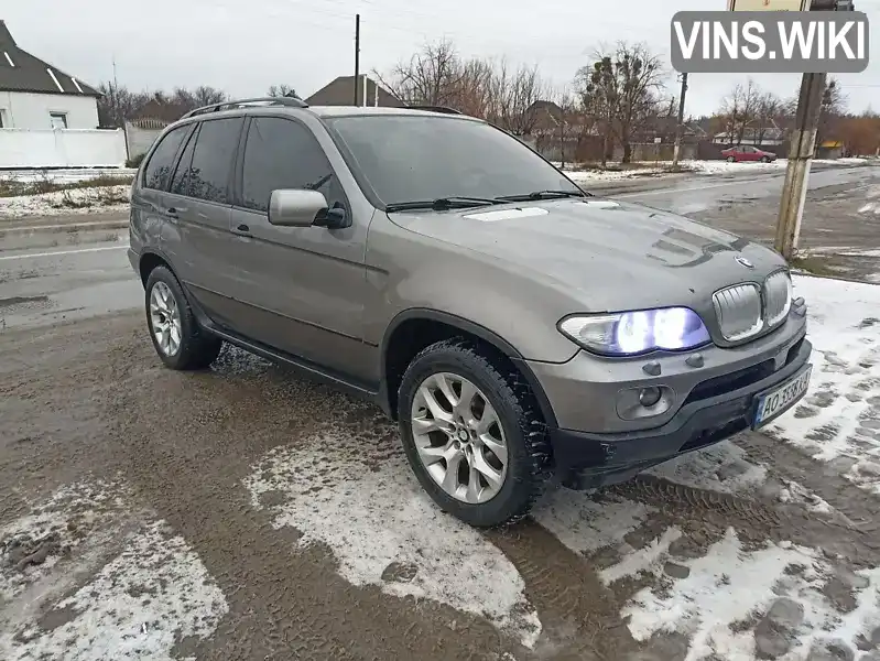 Позашляховик / Кросовер BMW X5 2004 3 л. Автомат обл. Харківська, Зміїв - Фото 1/12