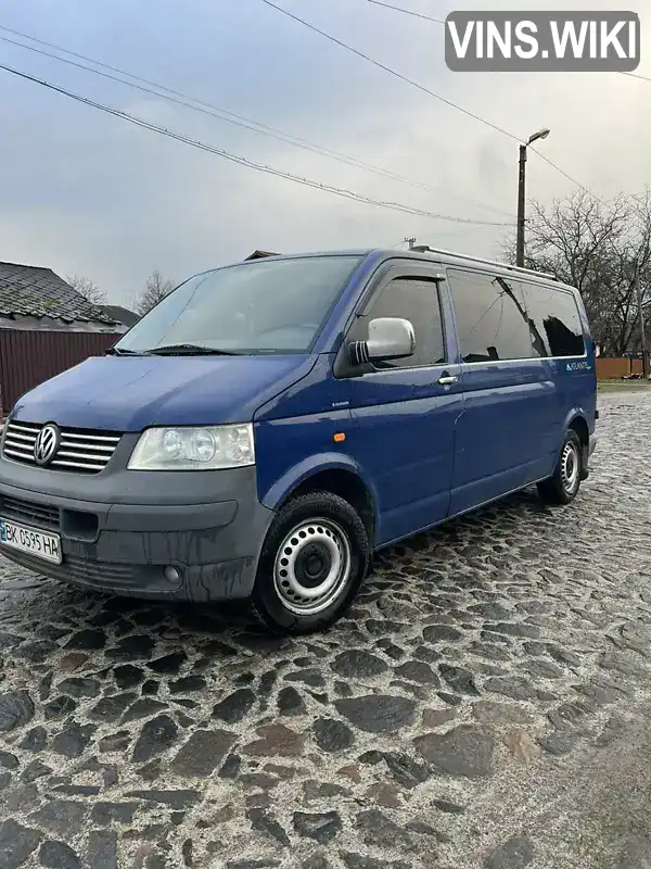 Мінівен Volkswagen Transporter 2007 1.9 л. Ручна / Механіка обл. Рівненська, Рокитне - Фото 1/12