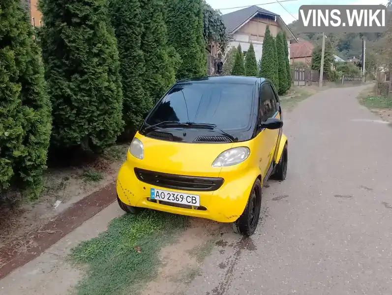 Купе Smart Fortwo 2000 0.6 л. Автомат обл. Закарпатська, Іршава - Фото 1/7