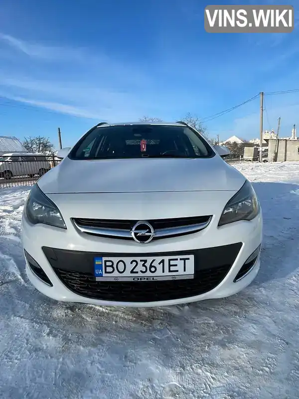 Універсал Opel Astra 2013 1.7 л. Ручна / Механіка обл. Тернопільська, Тернопіль - Фото 1/21