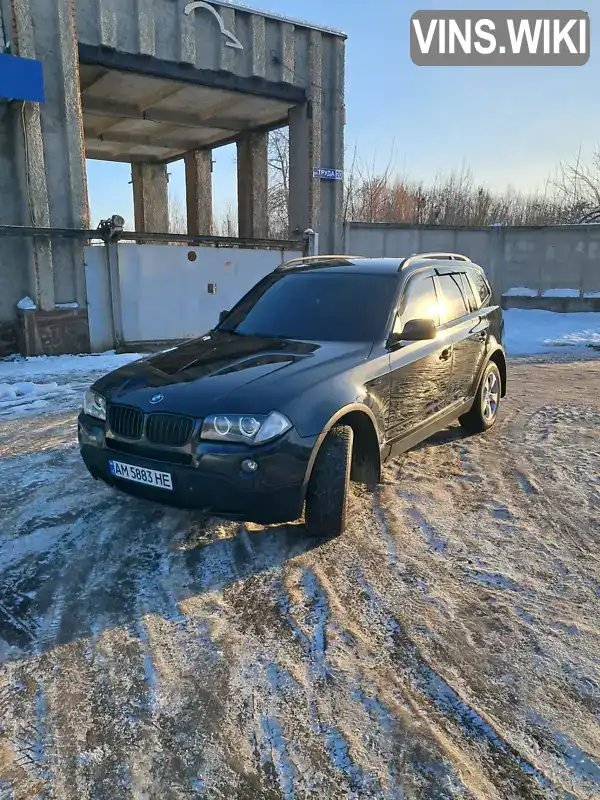 Позашляховик / Кросовер BMW X3 2008 2 л. Автомат обл. Житомирська, Житомир - Фото 1/17