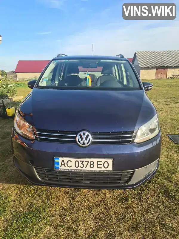 Мінівен Volkswagen Touran 2013 1.6 л. Ручна / Механіка обл. Волинська, Камінь-Каширський - Фото 1/9