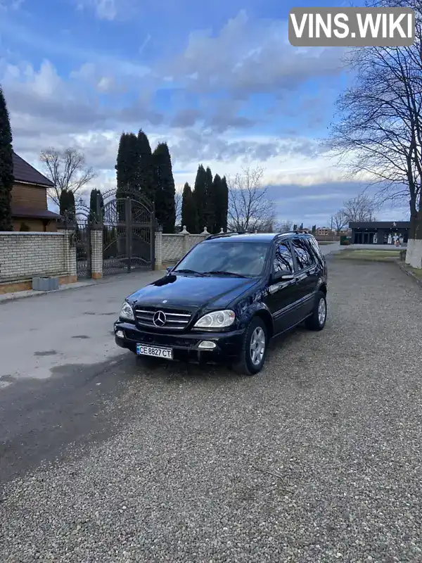 Внедорожник / Кроссовер Mercedes-Benz M-Class 2004 2.7 л. Автомат обл. Черновицкая, Черновцы - Фото 1/8